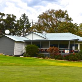 Club house and 18th Green